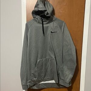 Nike Dri-FIT Gray Hoodie with Black Accents
